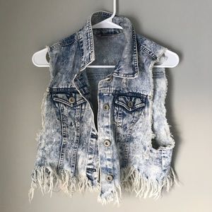 Damaged Goods Jean vest